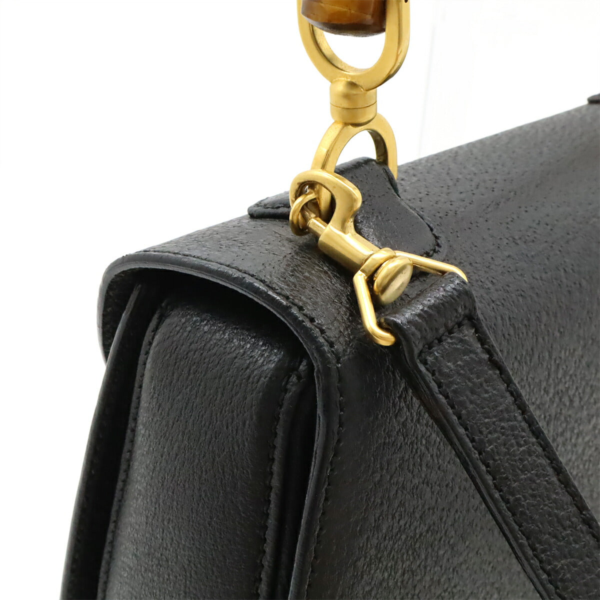 Gucci Bamboo Leather 2way Bag
