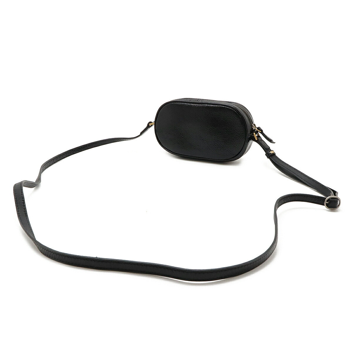 Gucci Game Patch Logo Patent Leather Shoulder Bag