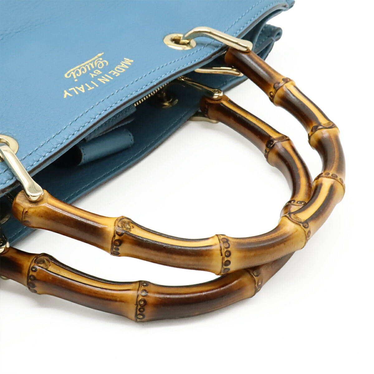 Gucci Bamboo Shopper Leather 2way Bag