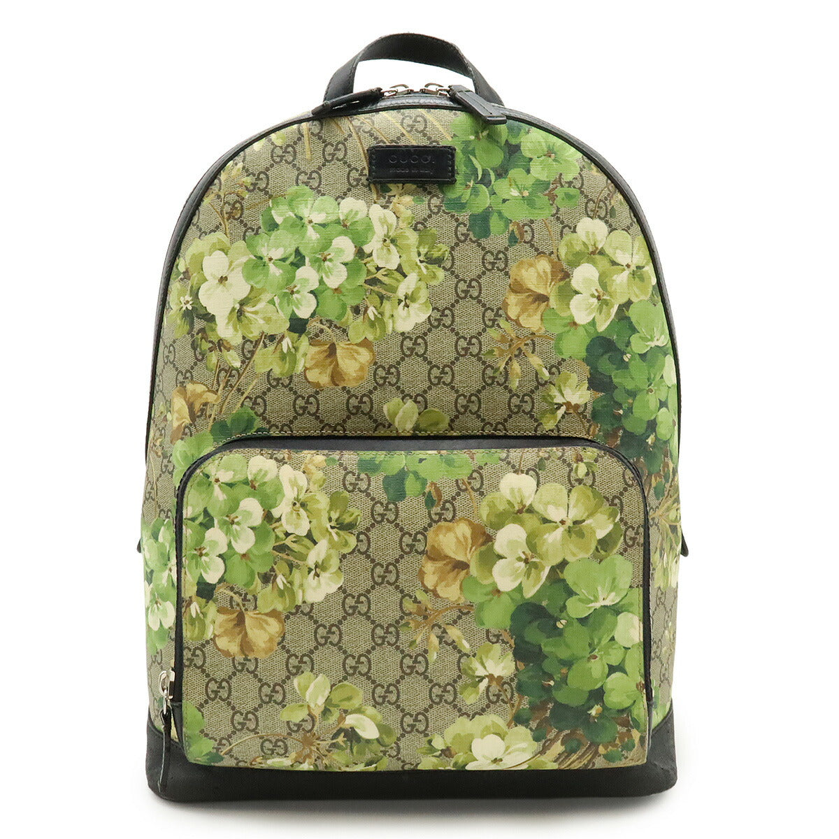 Gucci GG Blooms GG Supreme Coated Canvas Leather Backpack