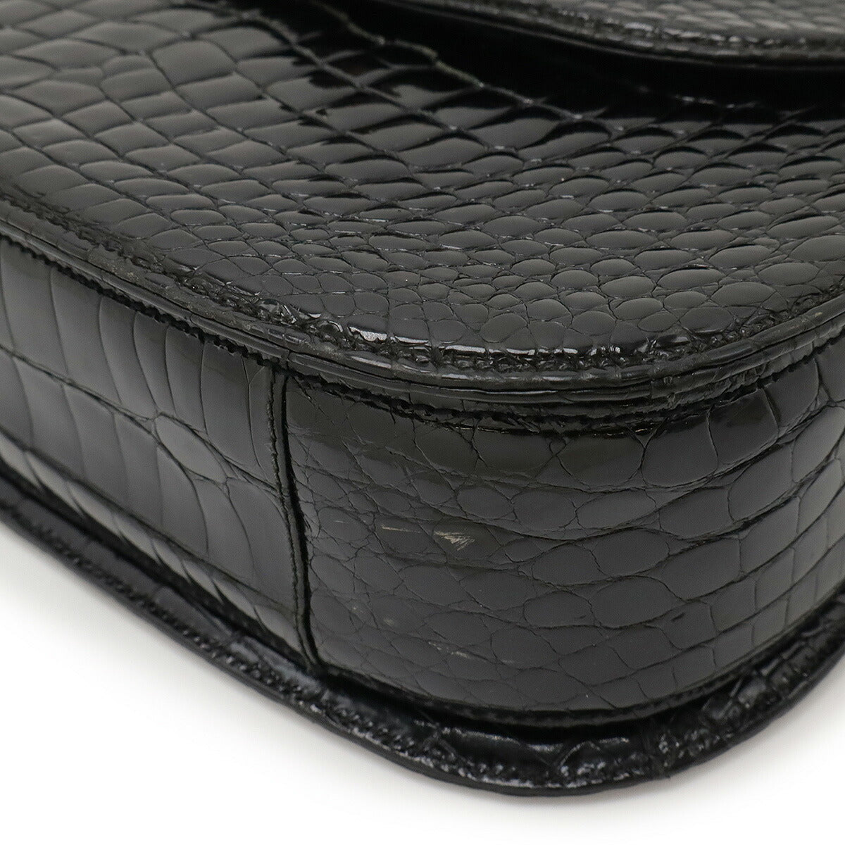 Gucci Bamboo Crocodile Handbag