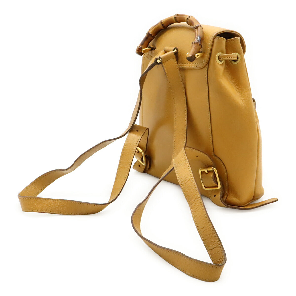 Gucci Bamboo Leather 2way Backpack