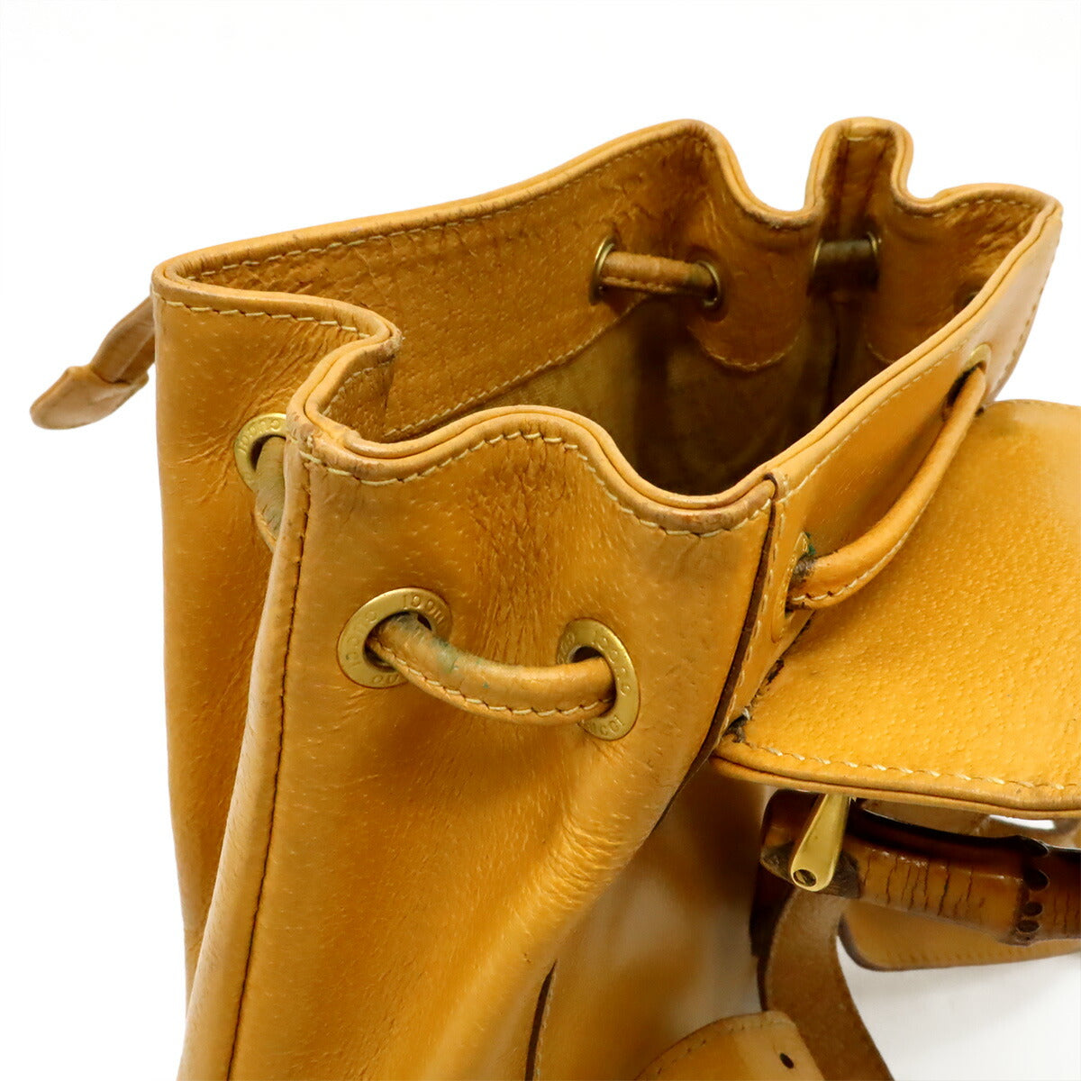 Gucci Bamboo Leather 2way Backpack