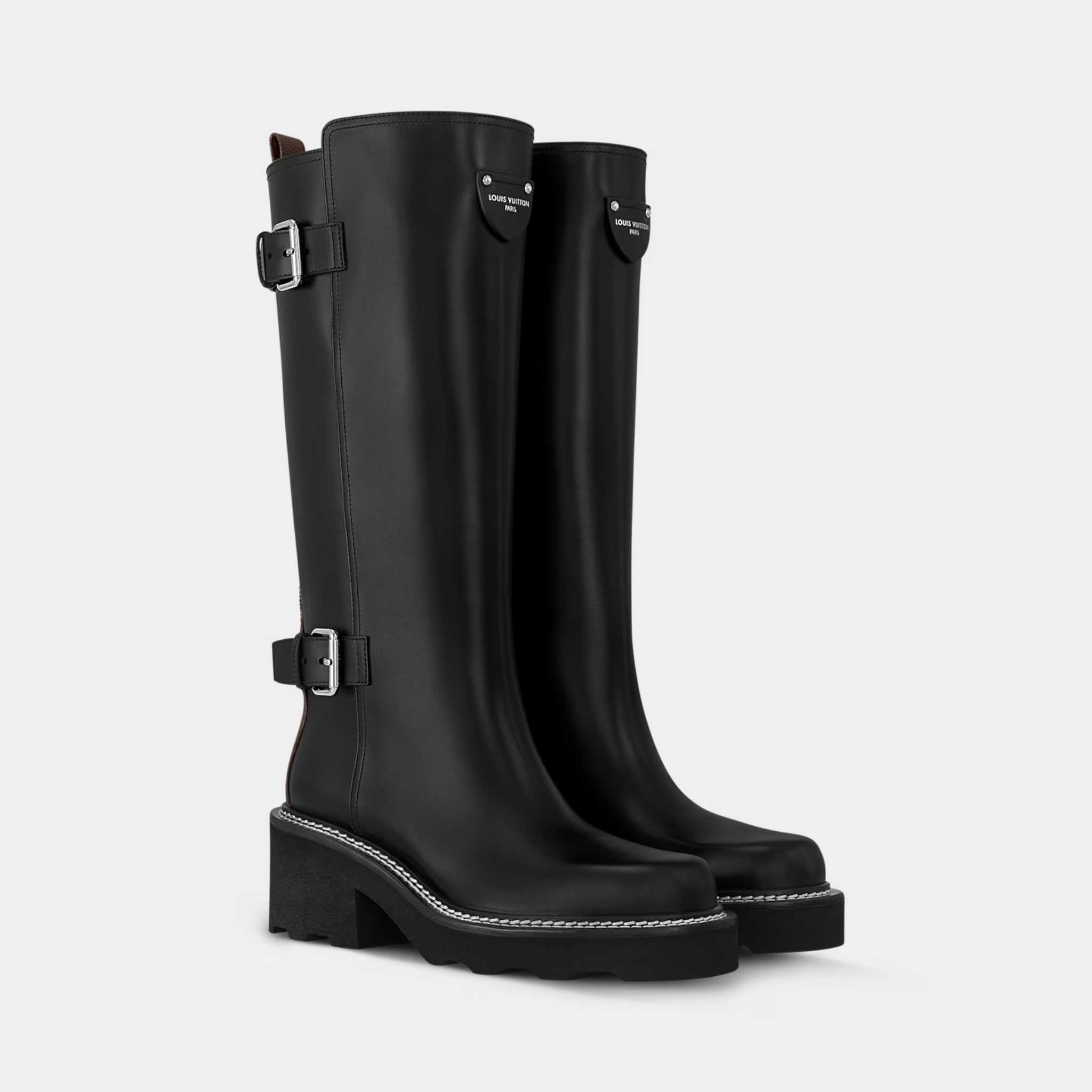 LV Beaubourg High Boot Black