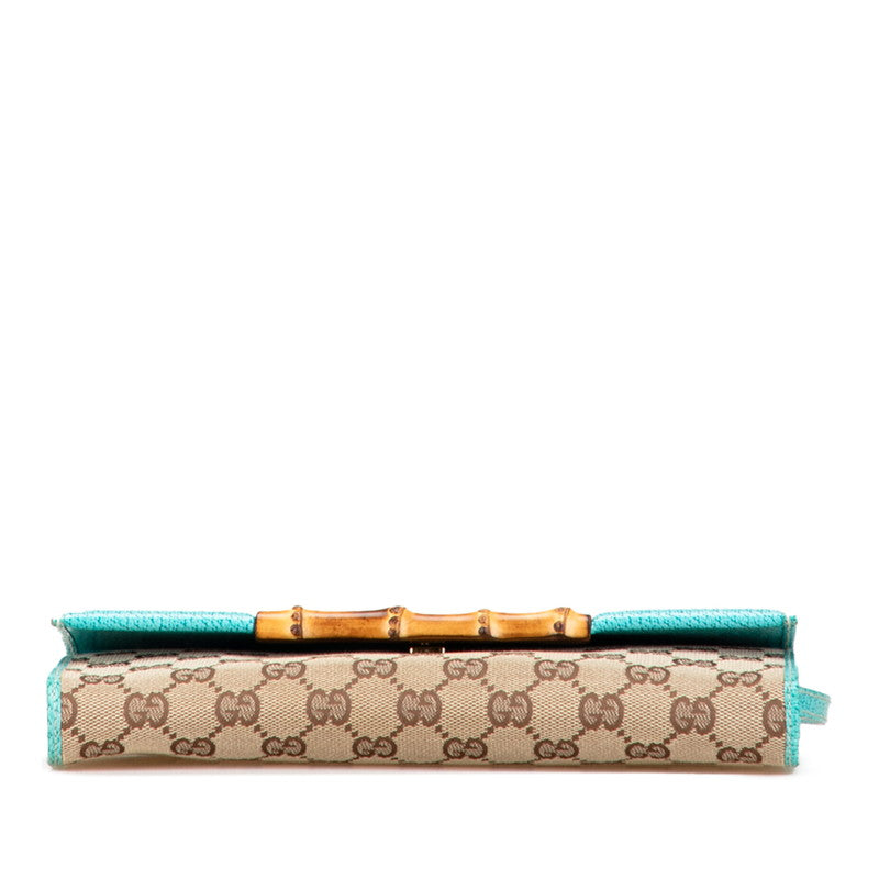 Gucci Bamboo GG Canvas Shoulder Bag