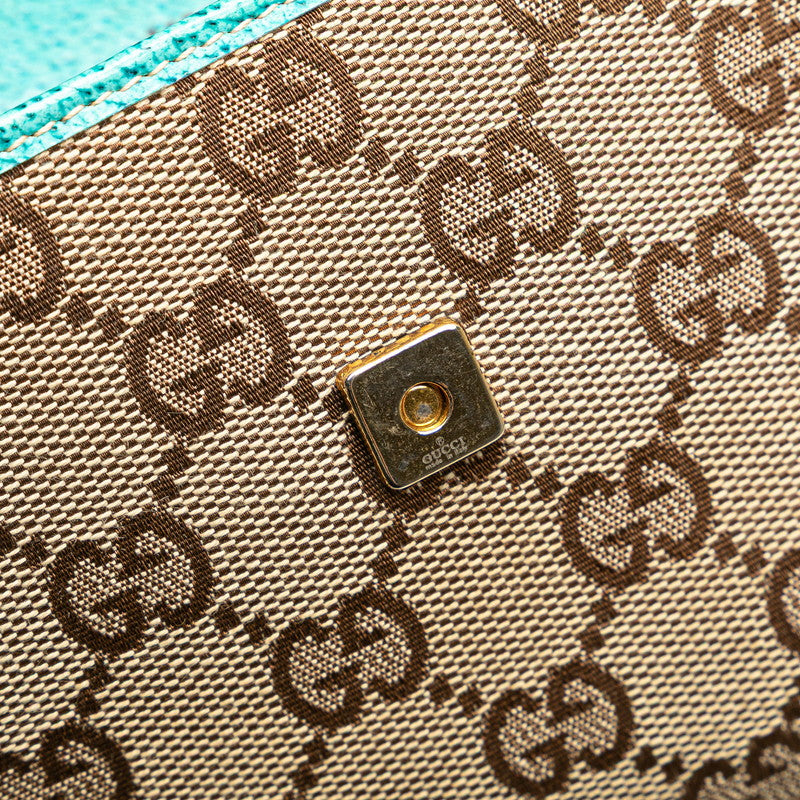 Gucci Bamboo GG Canvas Shoulder Bag