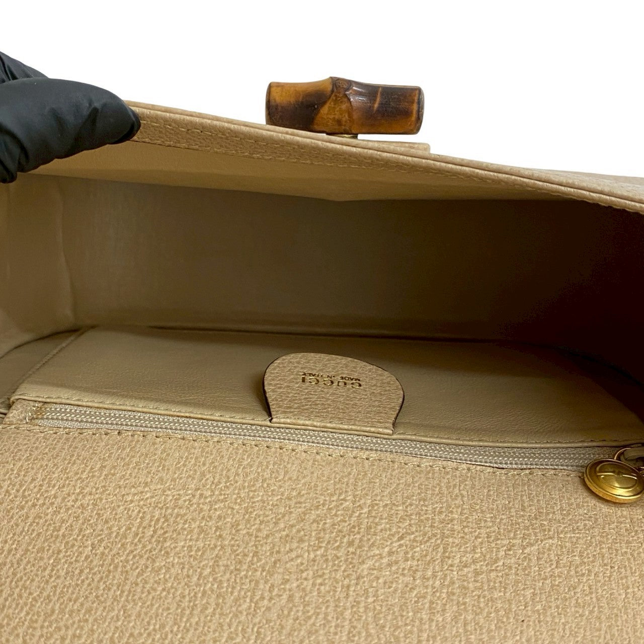 Gucci Bamboo Leather Shoulder Bag