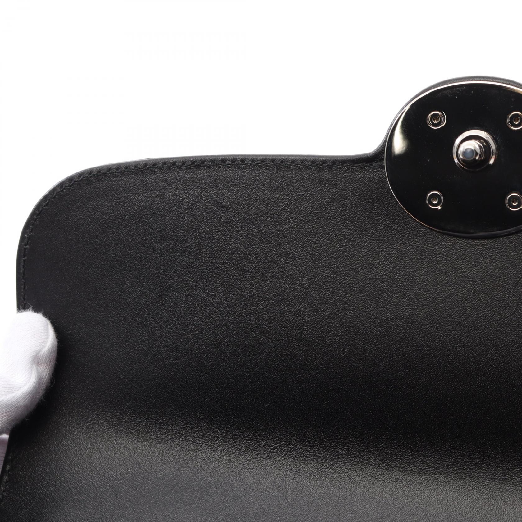 Gucci Double G Leather Shoulder Bag