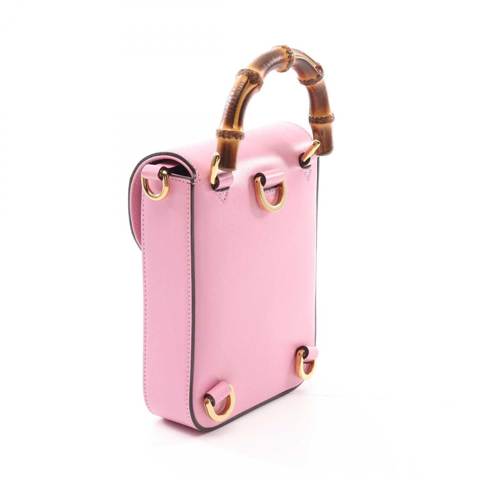 Gucci Bamboo Leather Handbag