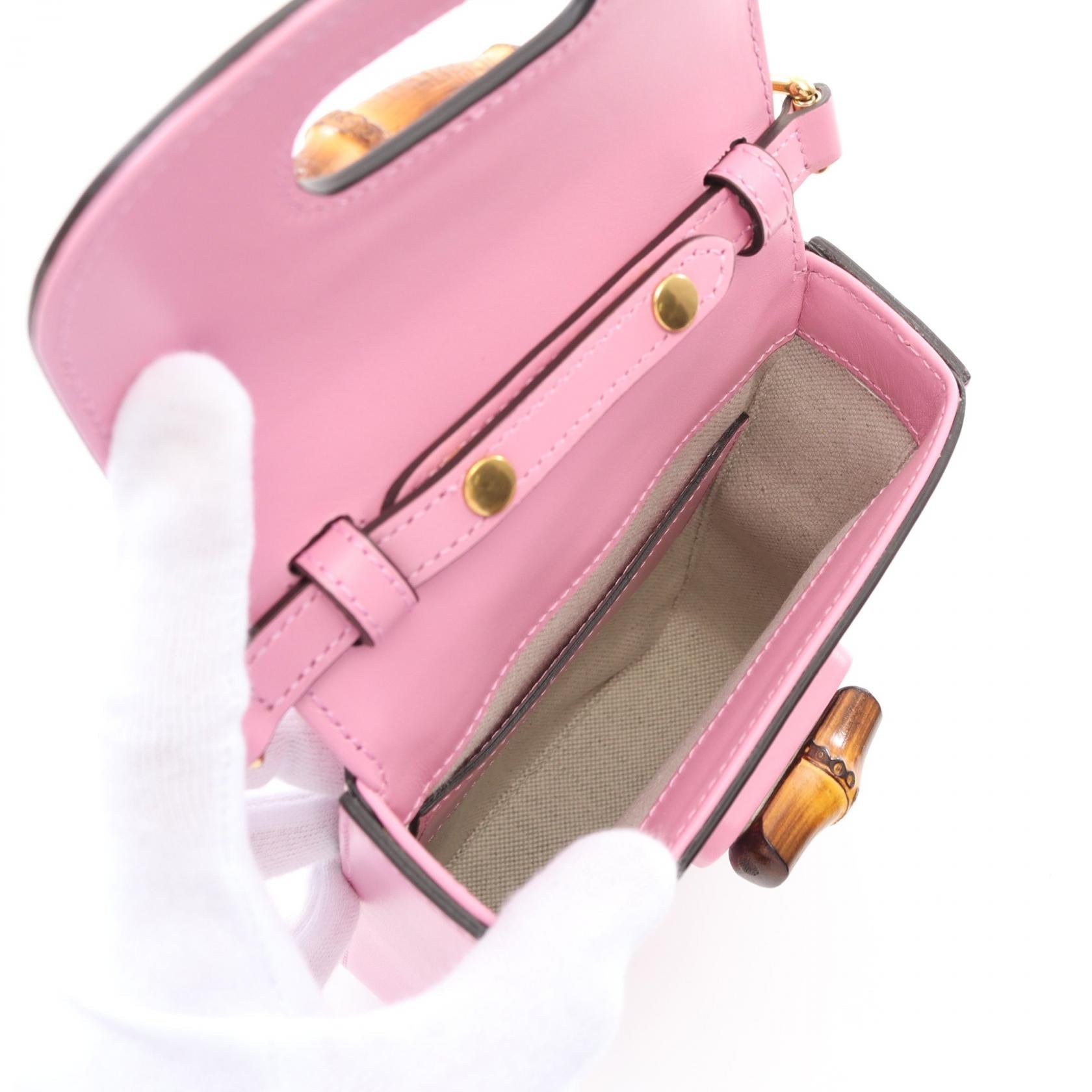Gucci Bamboo Leather Handbag