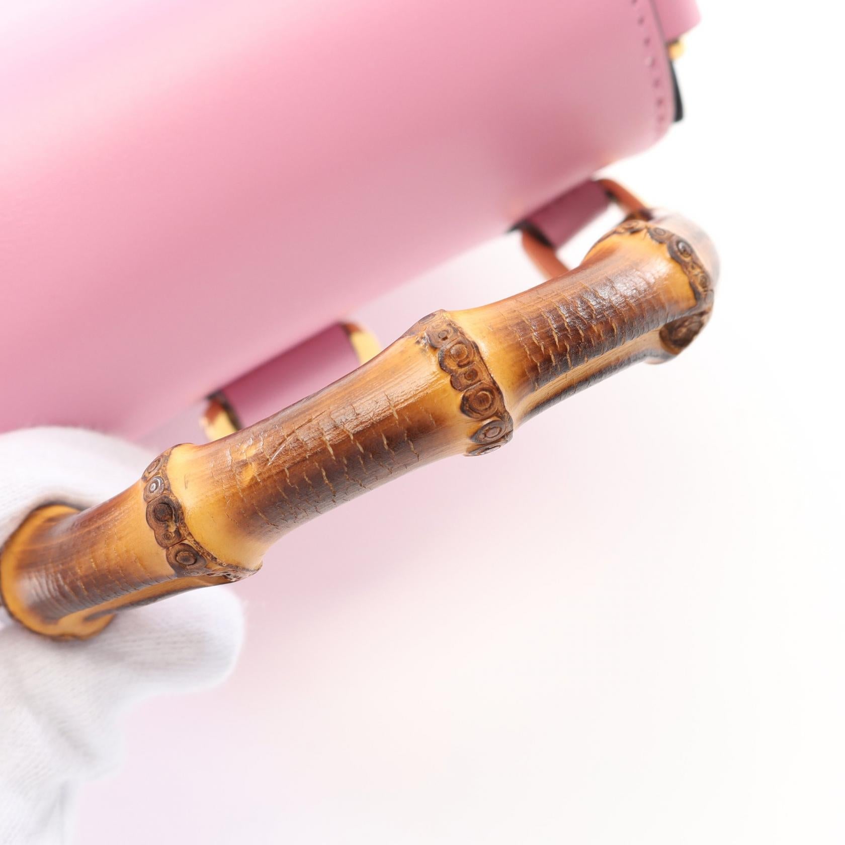 Gucci Bamboo Leather Handbag