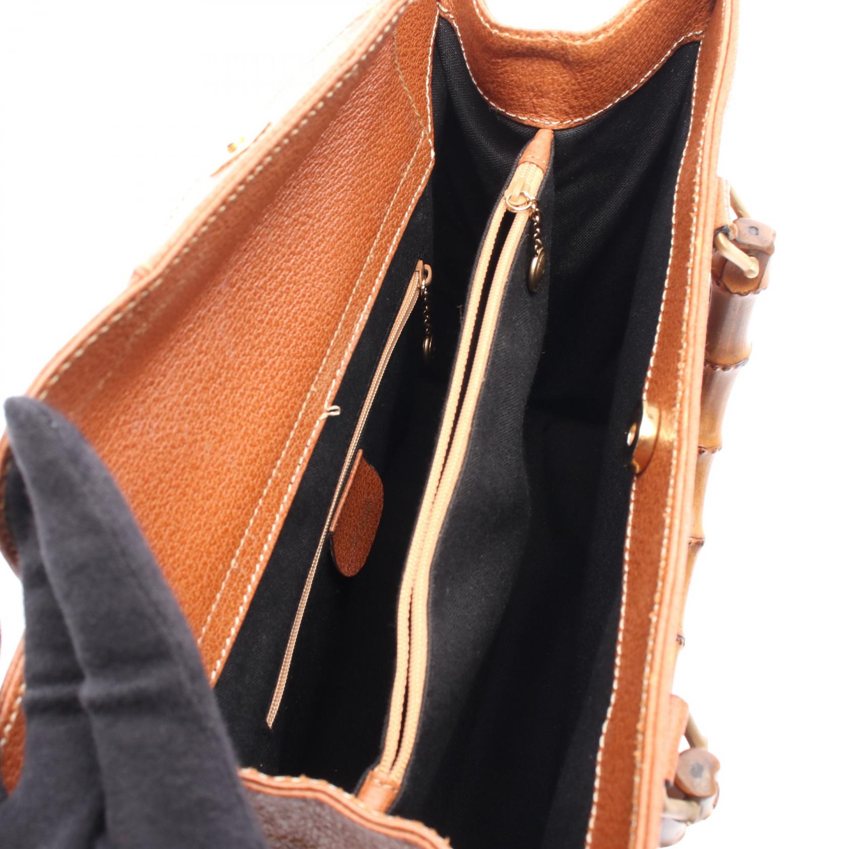 Gucci Bamboo Leather Handbag