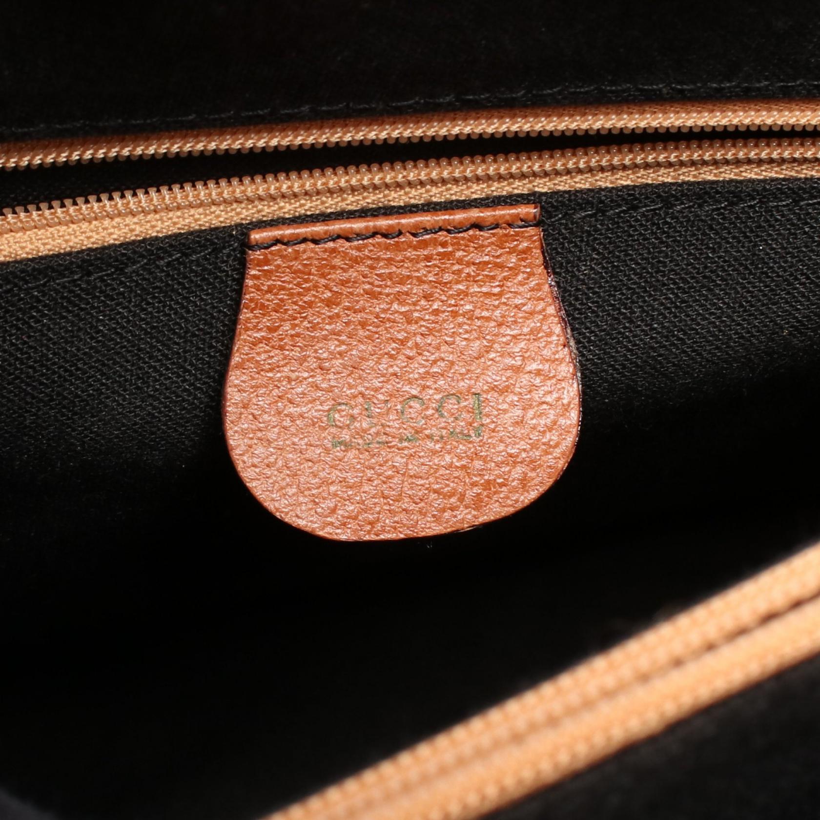 Gucci Bamboo Leather Handbag