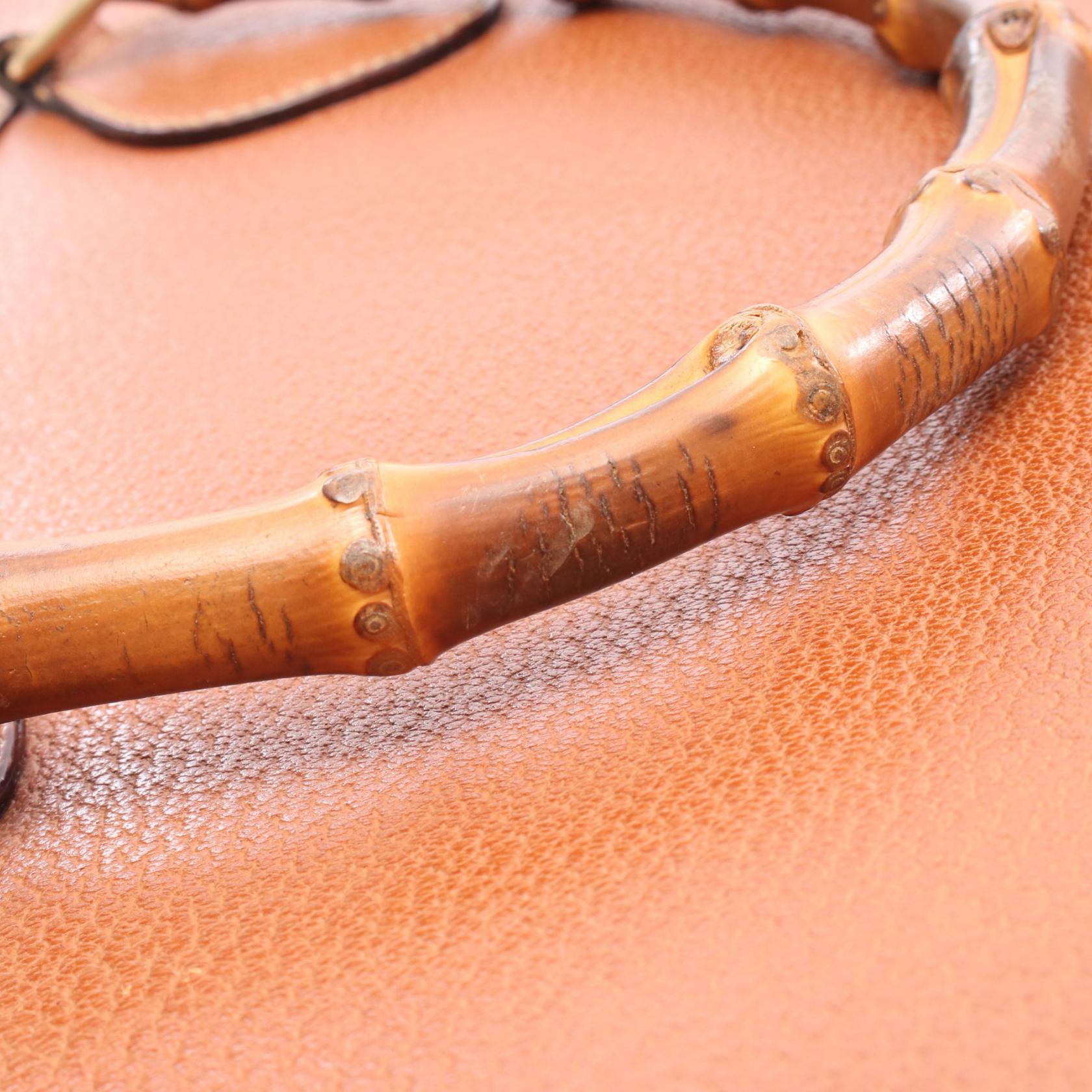 Gucci Bamboo Leather Handbag