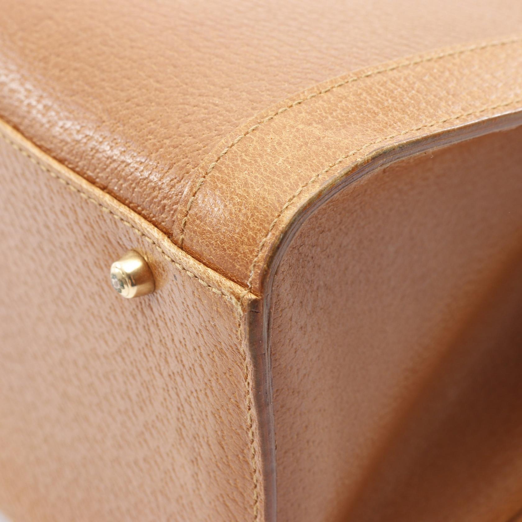 Gucci Bamboo Leather Tote Bag