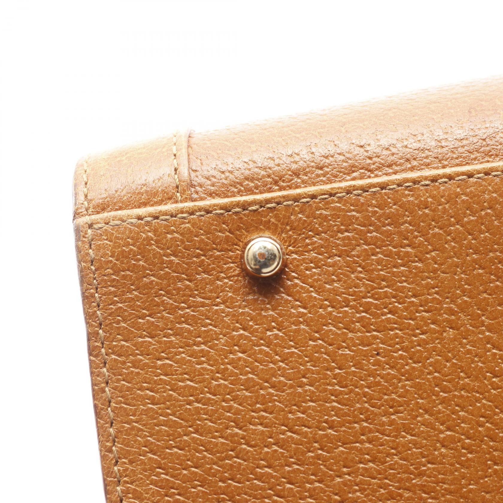 Gucci Bamboo Leather Tote Bag