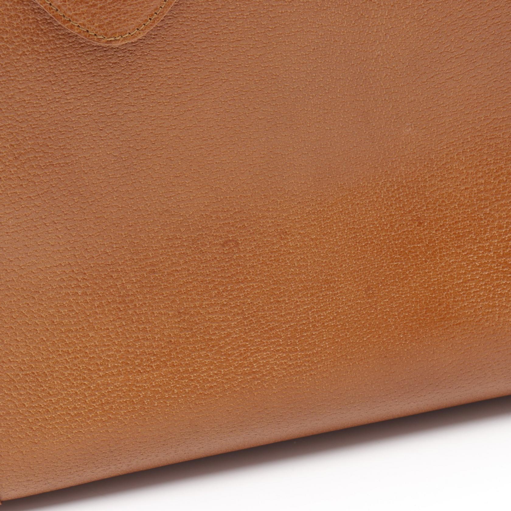 Gucci Bamboo Leather Tote Bag