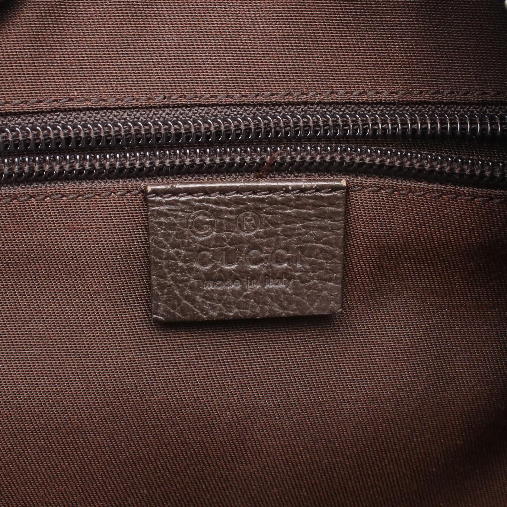 Gucci 449906 KY9NN Canvas Leather Backpack