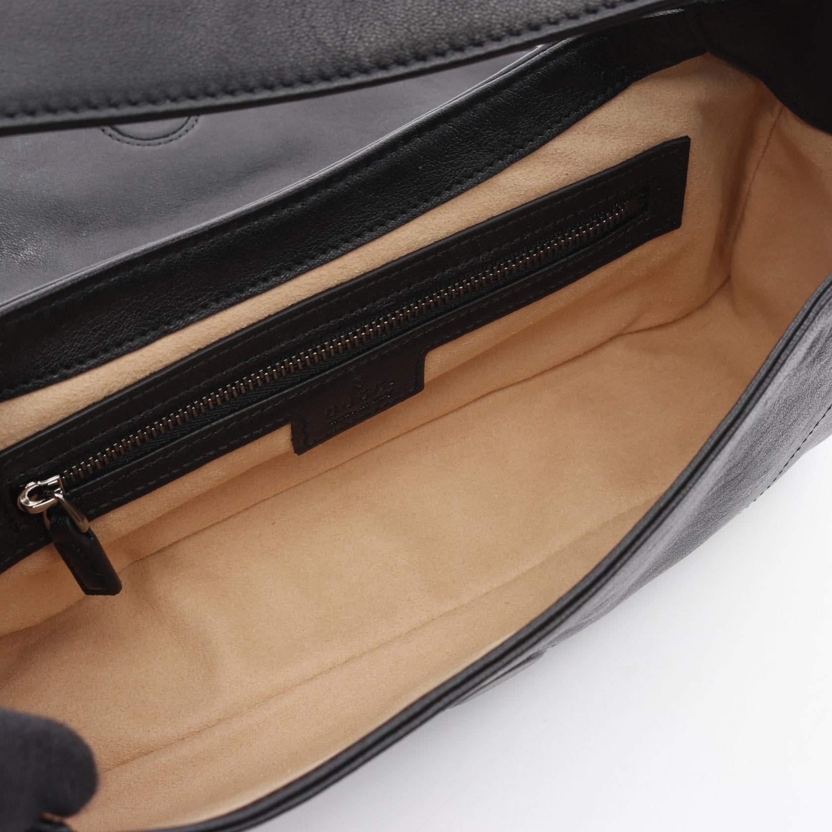 Gucci Aphrodite Small Leather Shoulder Bag