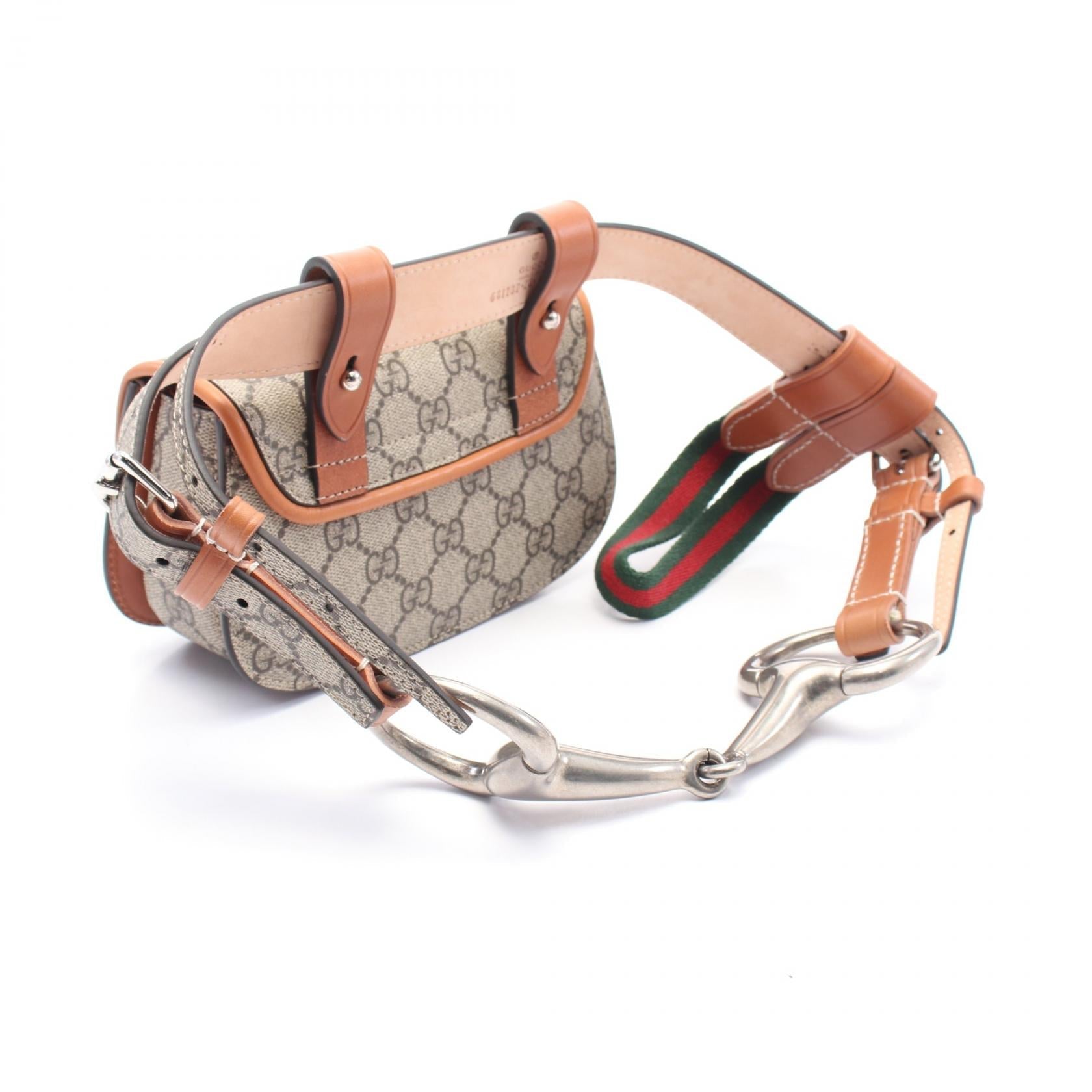 Gucci Bamboo 1947 PVC Coated Canvas Belt Bag