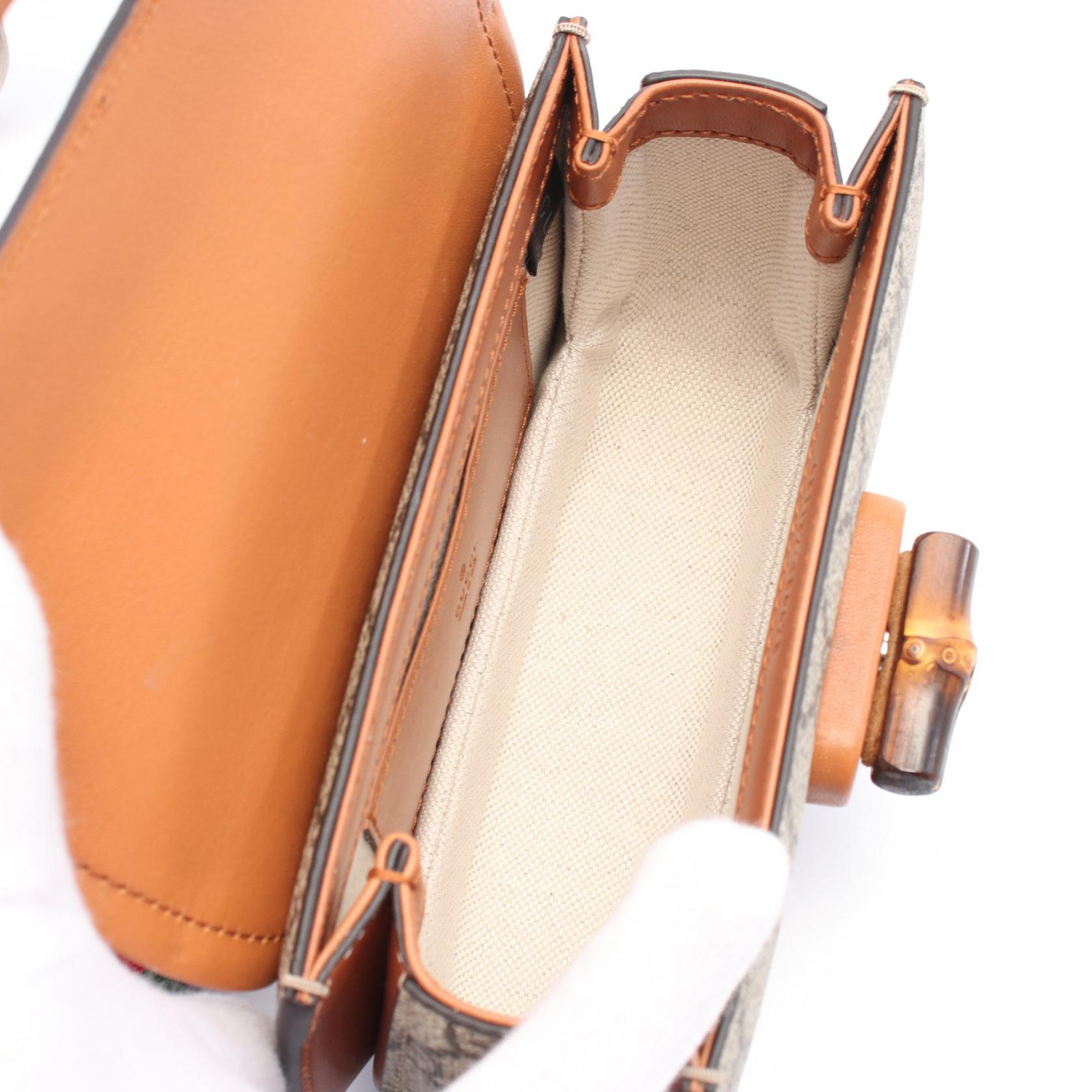 Gucci Bamboo 1947 PVC Coated Canvas Belt Bag