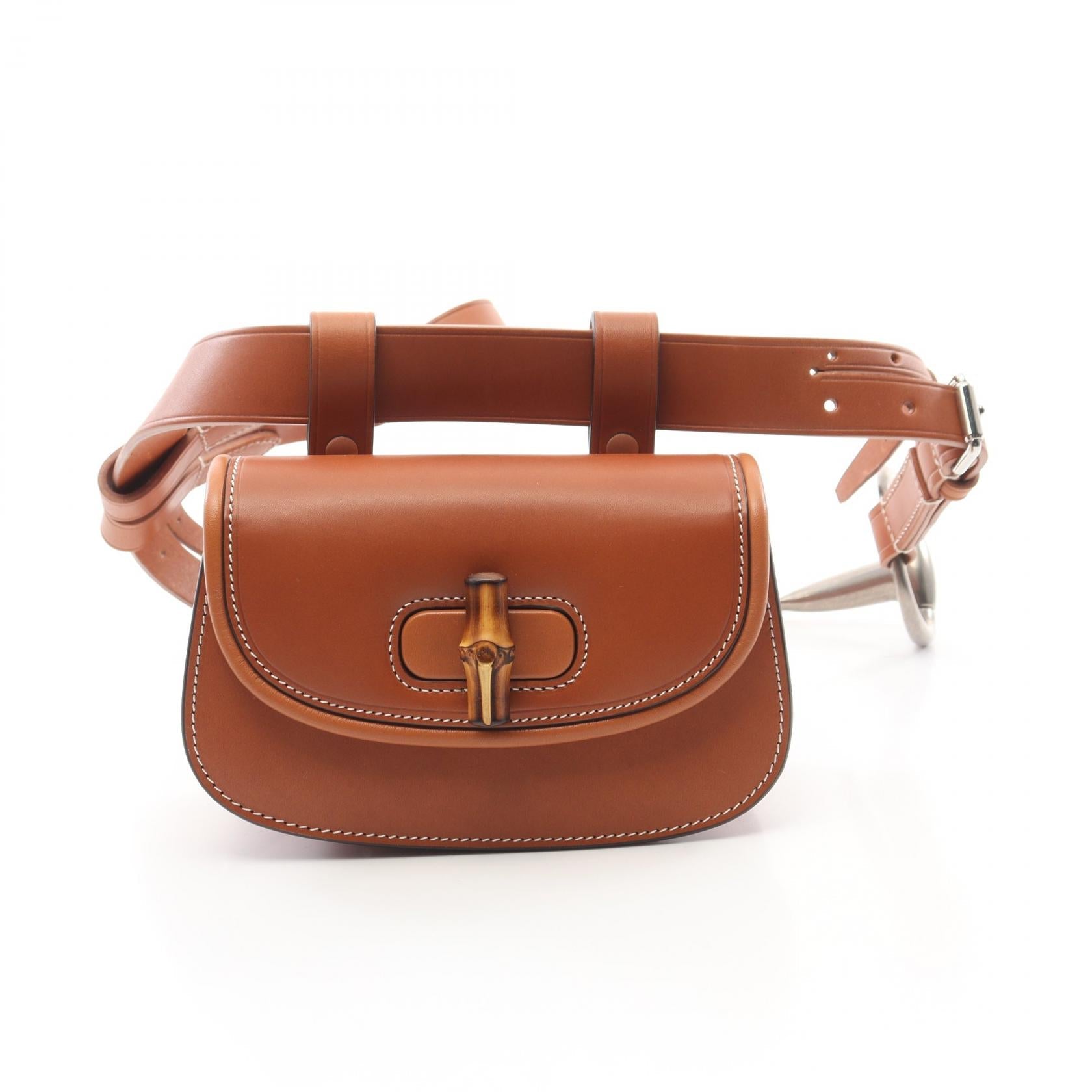 Gucci Bamboo 1947 Leather Belt Bag