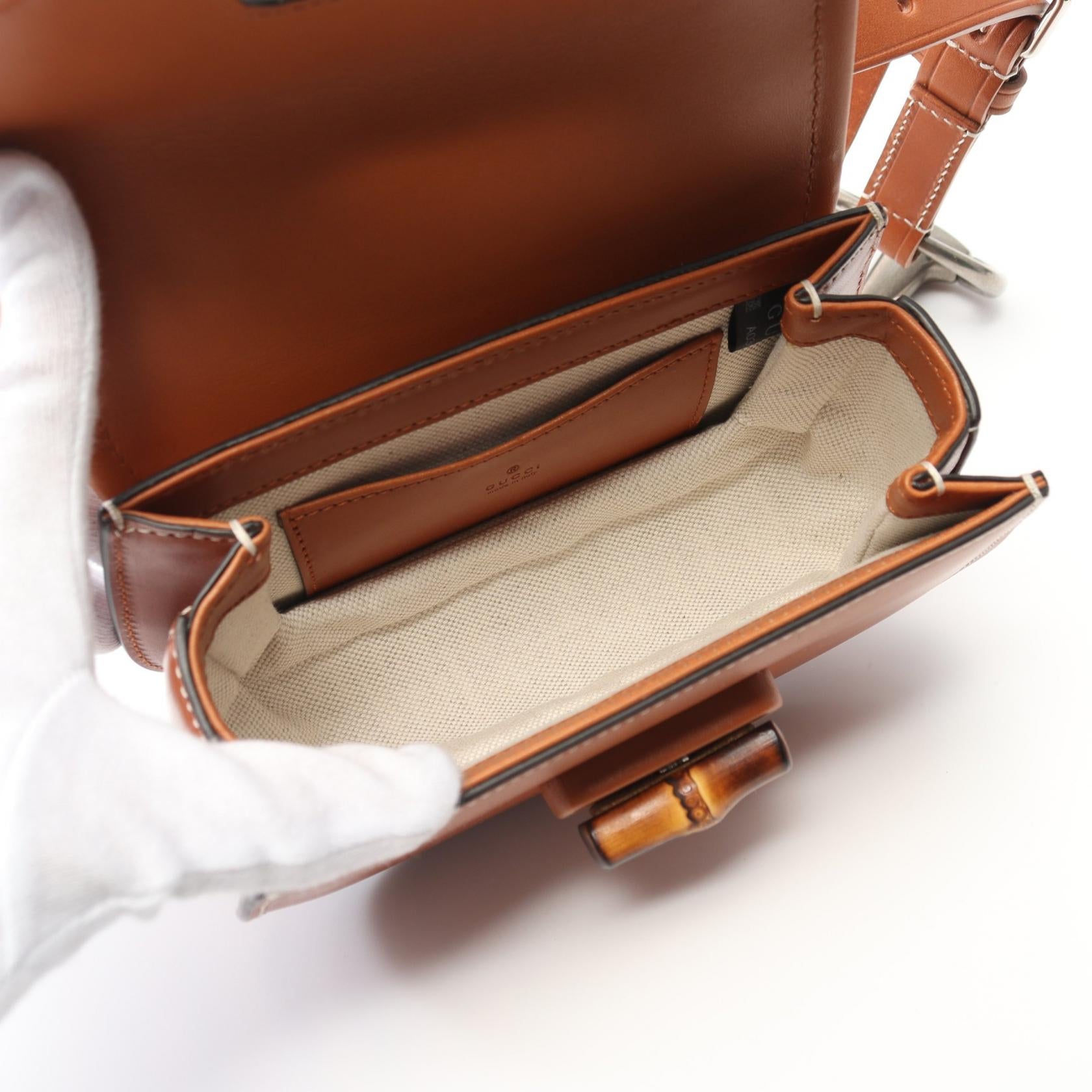 Gucci Bamboo 1947 Leather Belt Bag