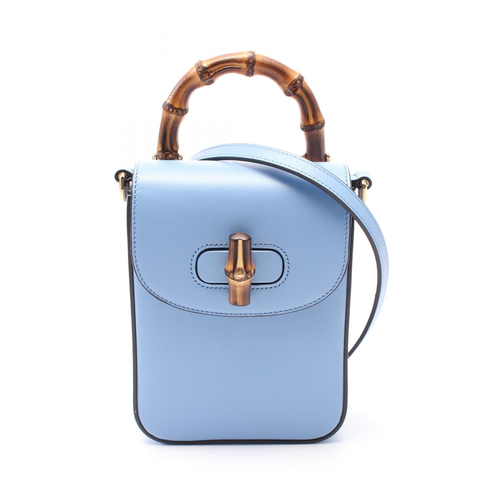 Gucci Bamboo Leather Handbag