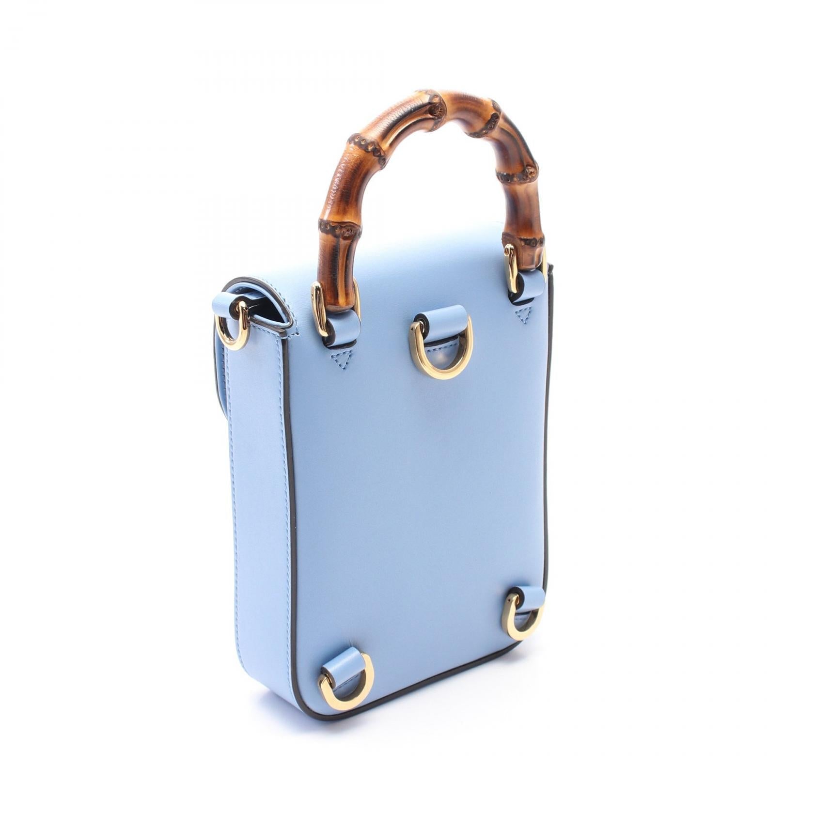 Gucci Bamboo Leather Handbag