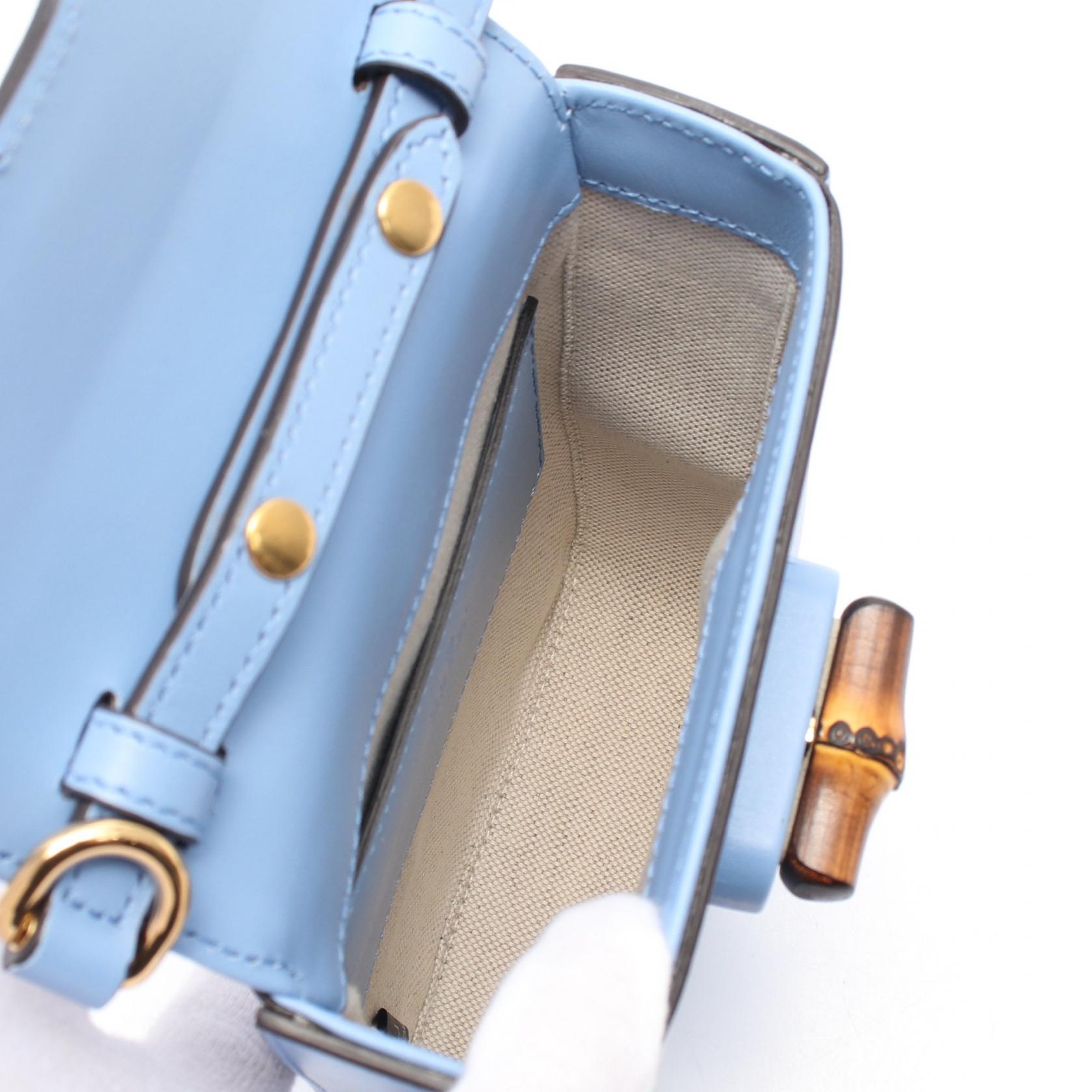 Gucci Bamboo Leather Handbag