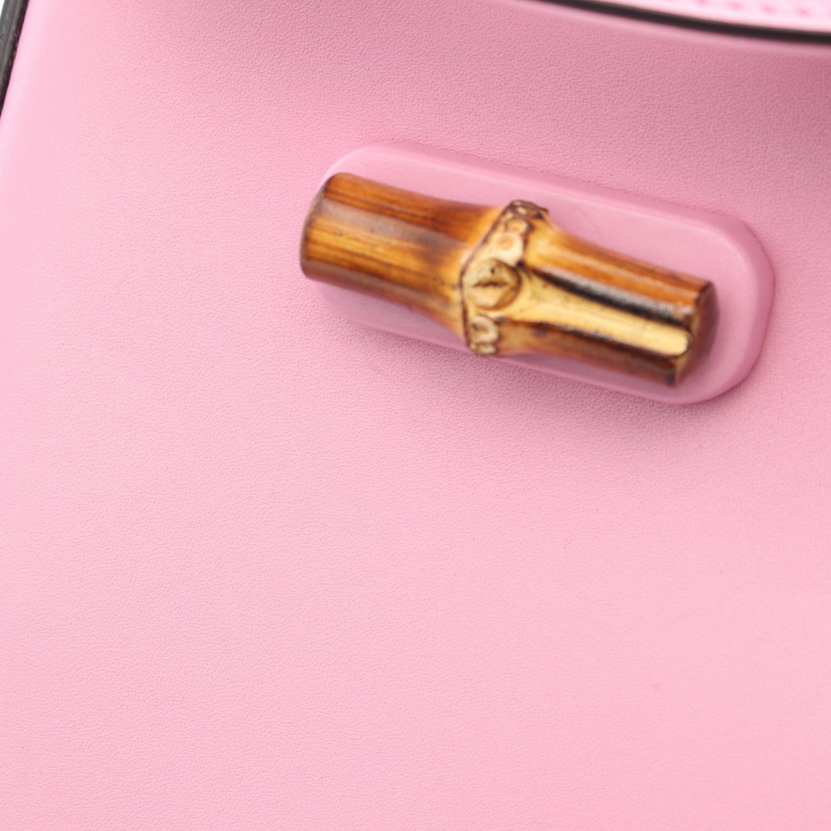 Gucci Bamboo Leather Handbag