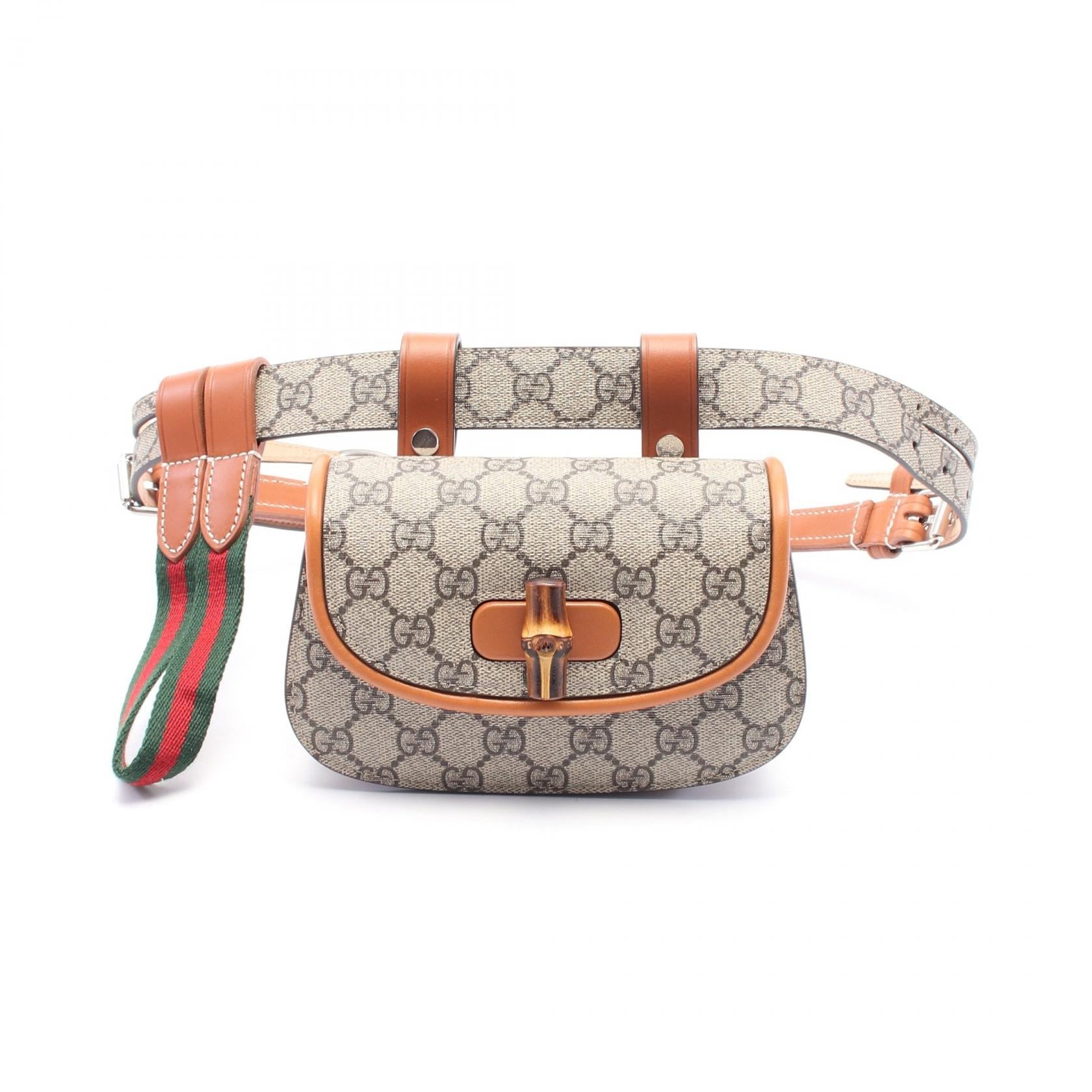 Gucci Bamboo 1947 GG Canvas Belt Bag