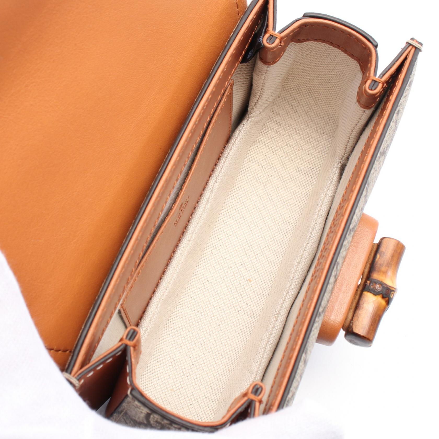Gucci Bamboo 1947 GG Canvas Belt Bag