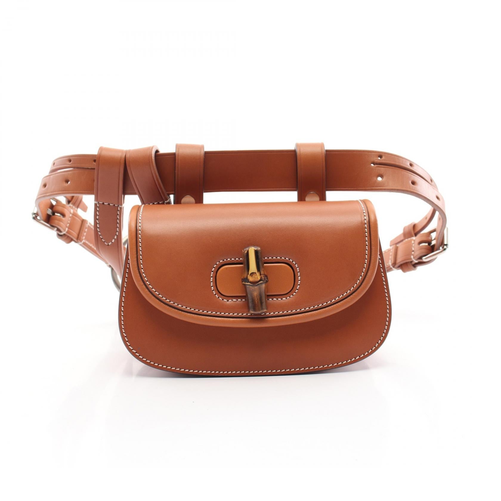 Gucci Bamboo 1947 Leather Belt Bag
