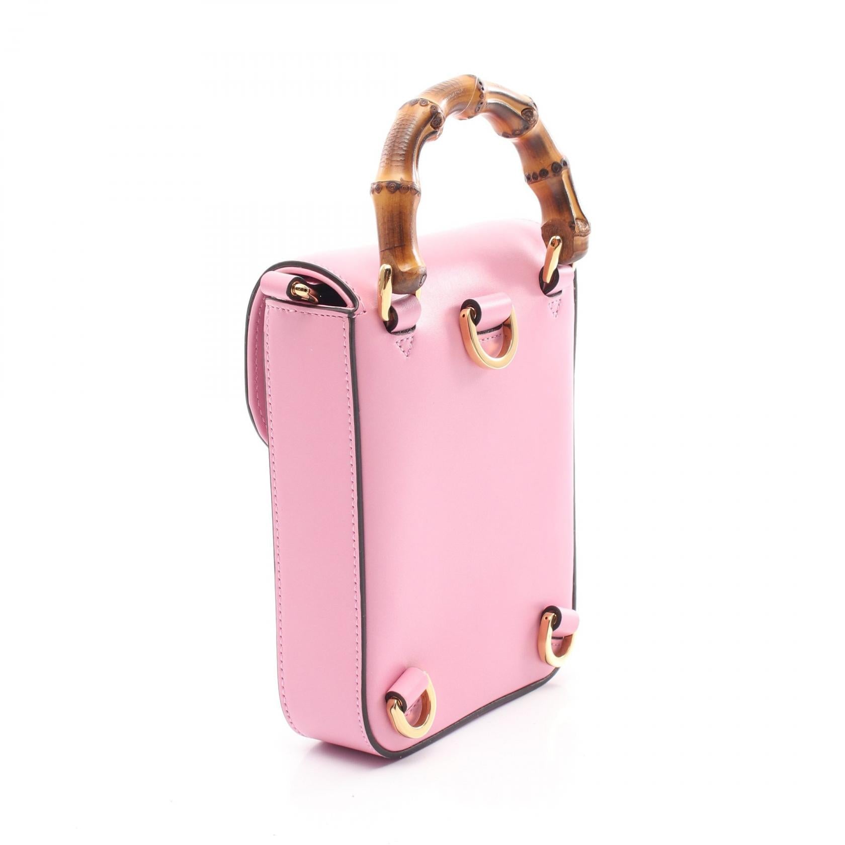 Gucci Bamboo Leather Handbag