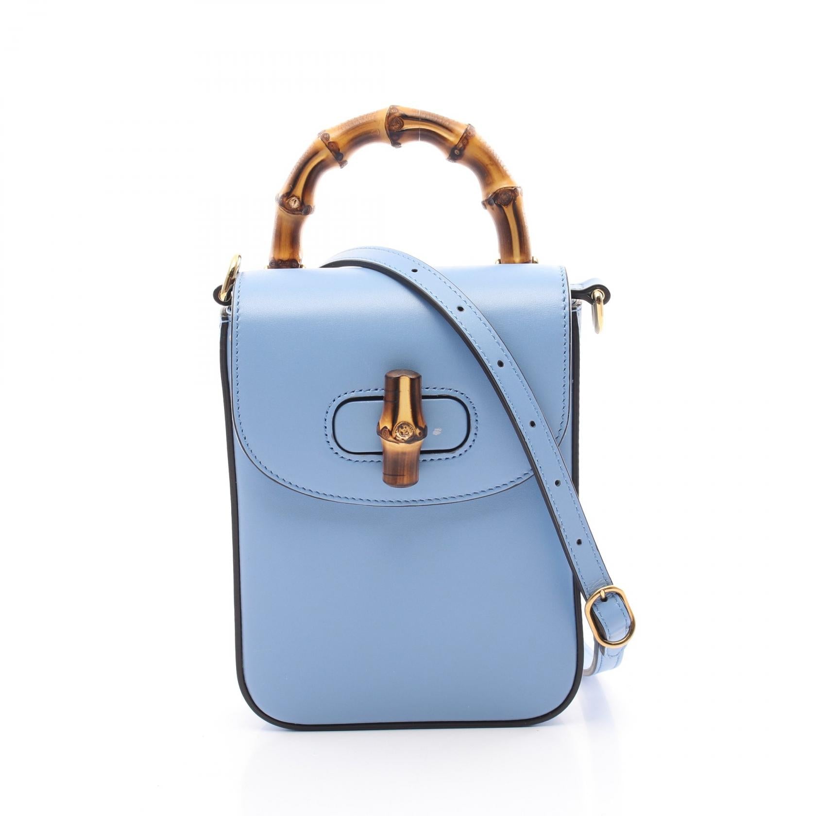 Gucci Bamboo Leather Handbag