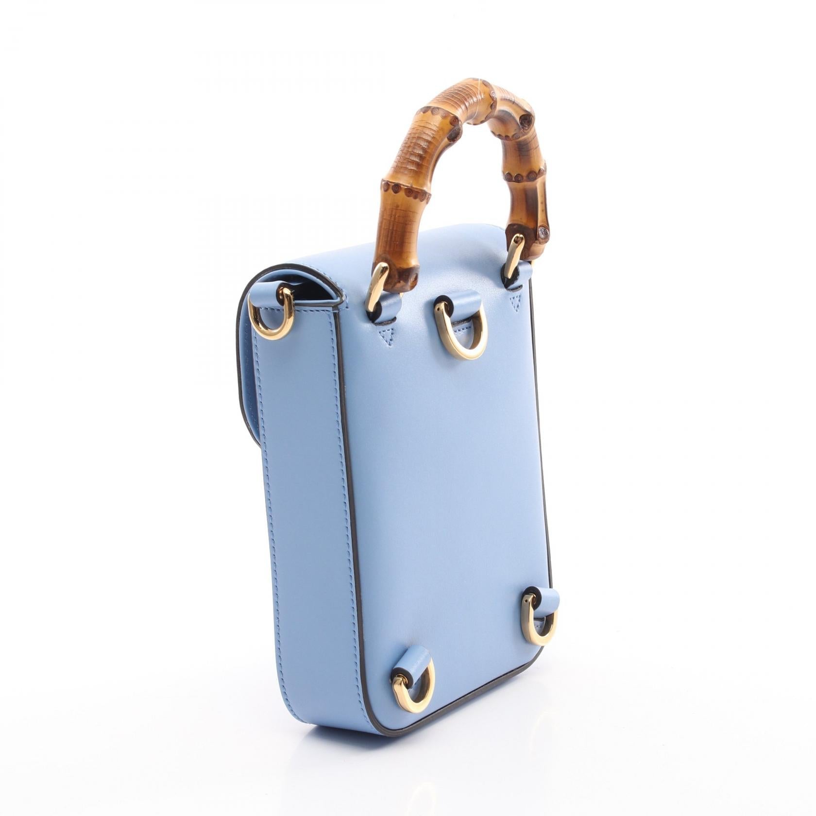 Gucci Bamboo Leather Handbag