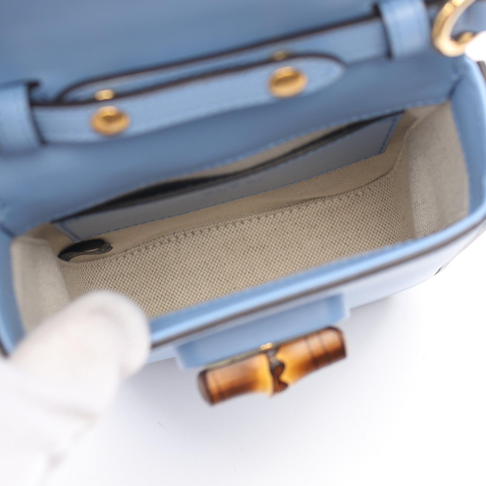 Gucci Bamboo Leather Handbag