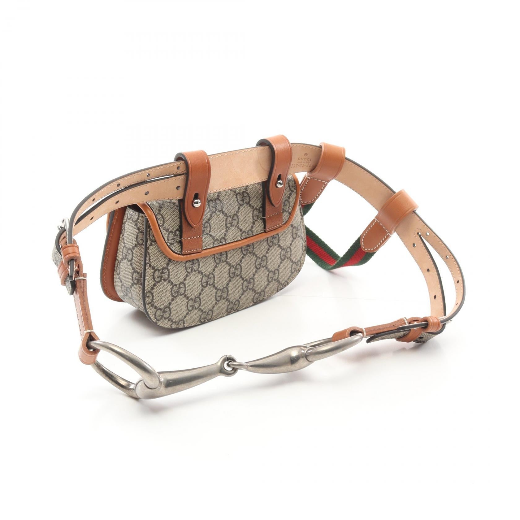 Gucci Bamboo 1947 PVC Coated Canvas Belt Bag