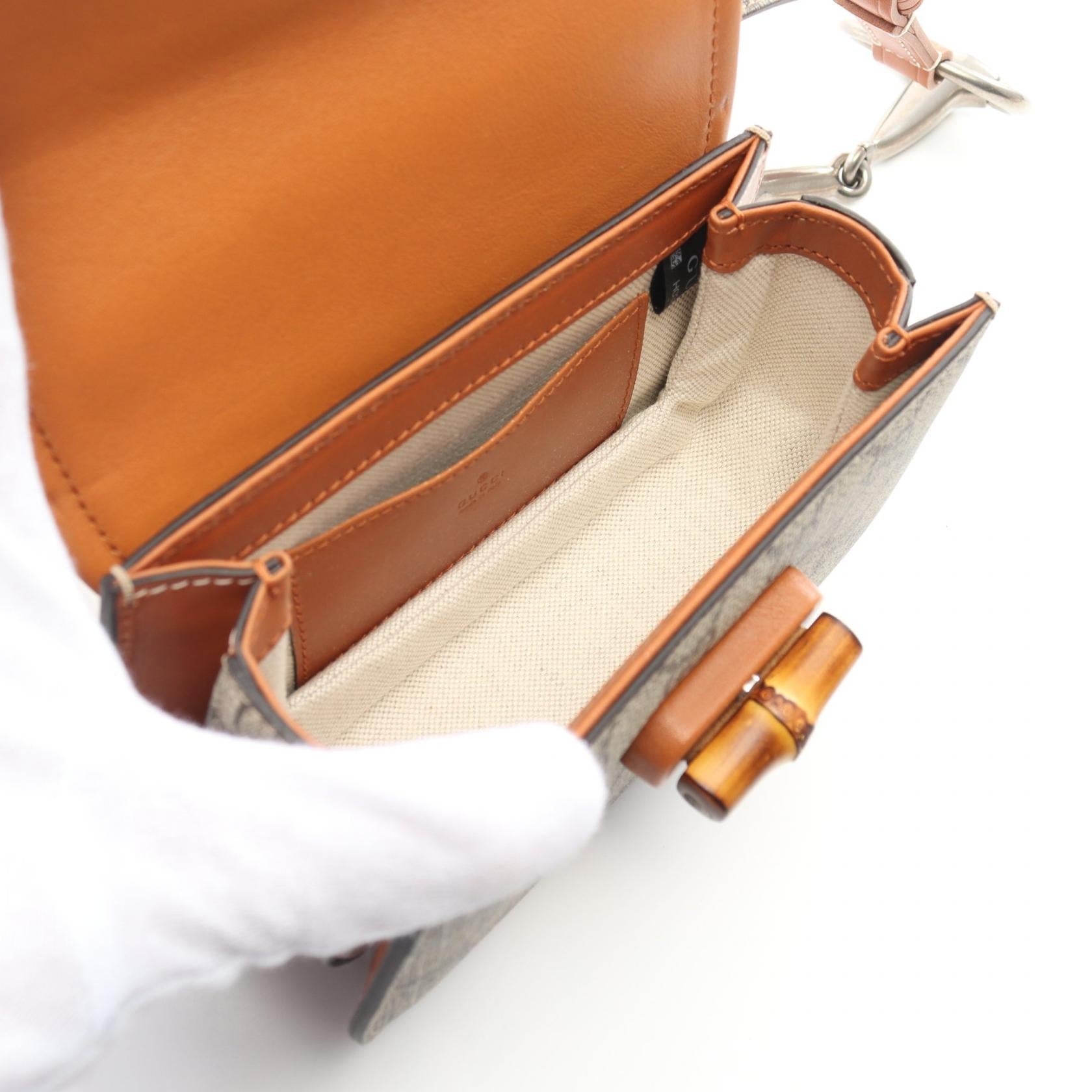 Gucci Bamboo 1947 PVC Coated Canvas Belt Bag