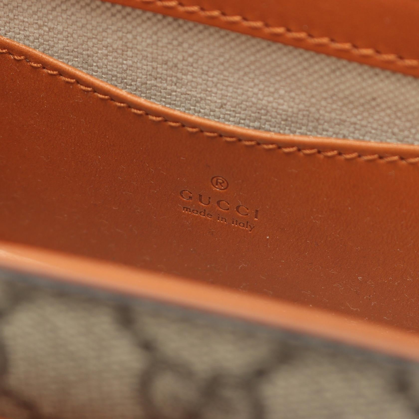 Gucci Bamboo 1947 PVC Coated Canvas Belt Bag