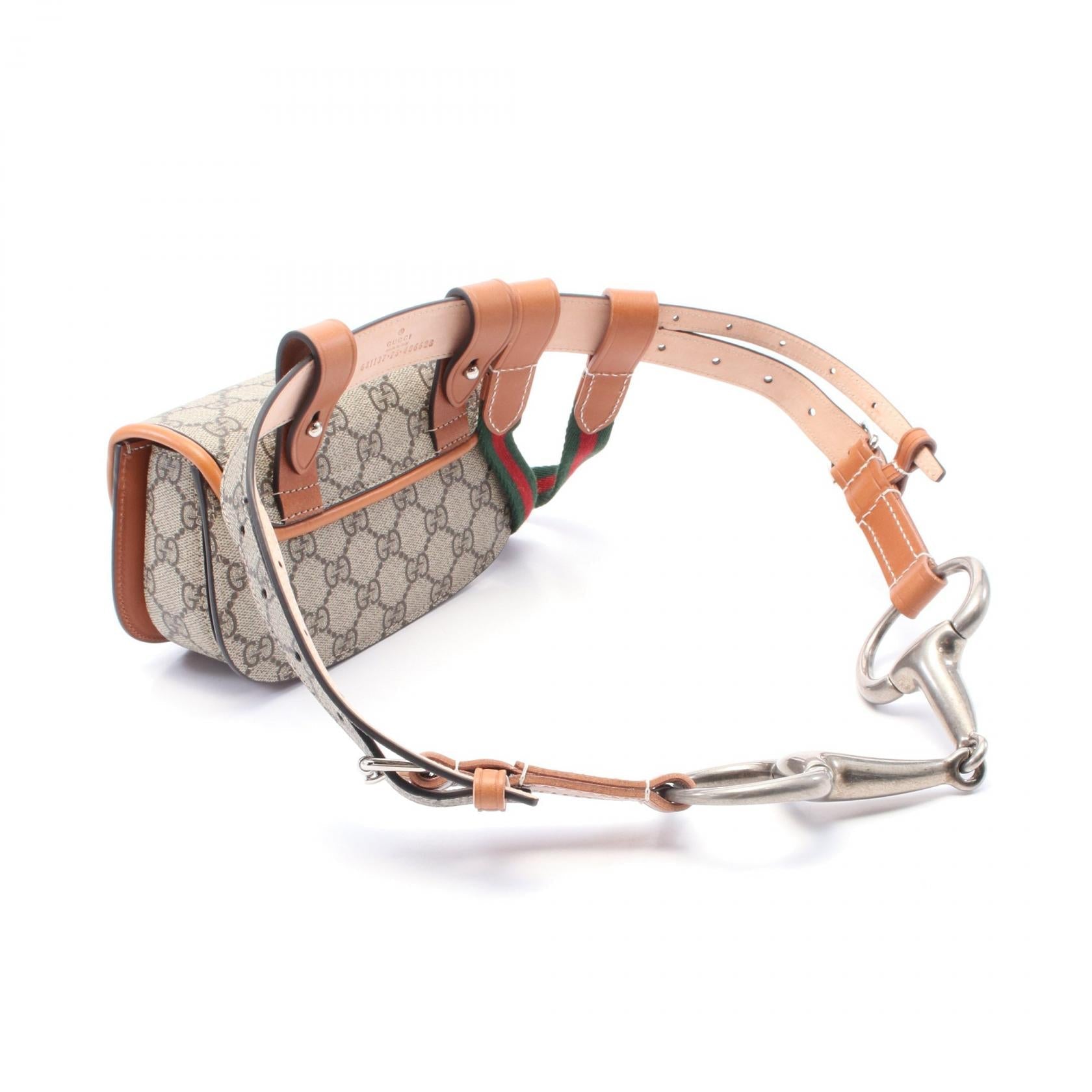 Gucci Bamboo 1947 PVC Coated Canvas Belt Bag