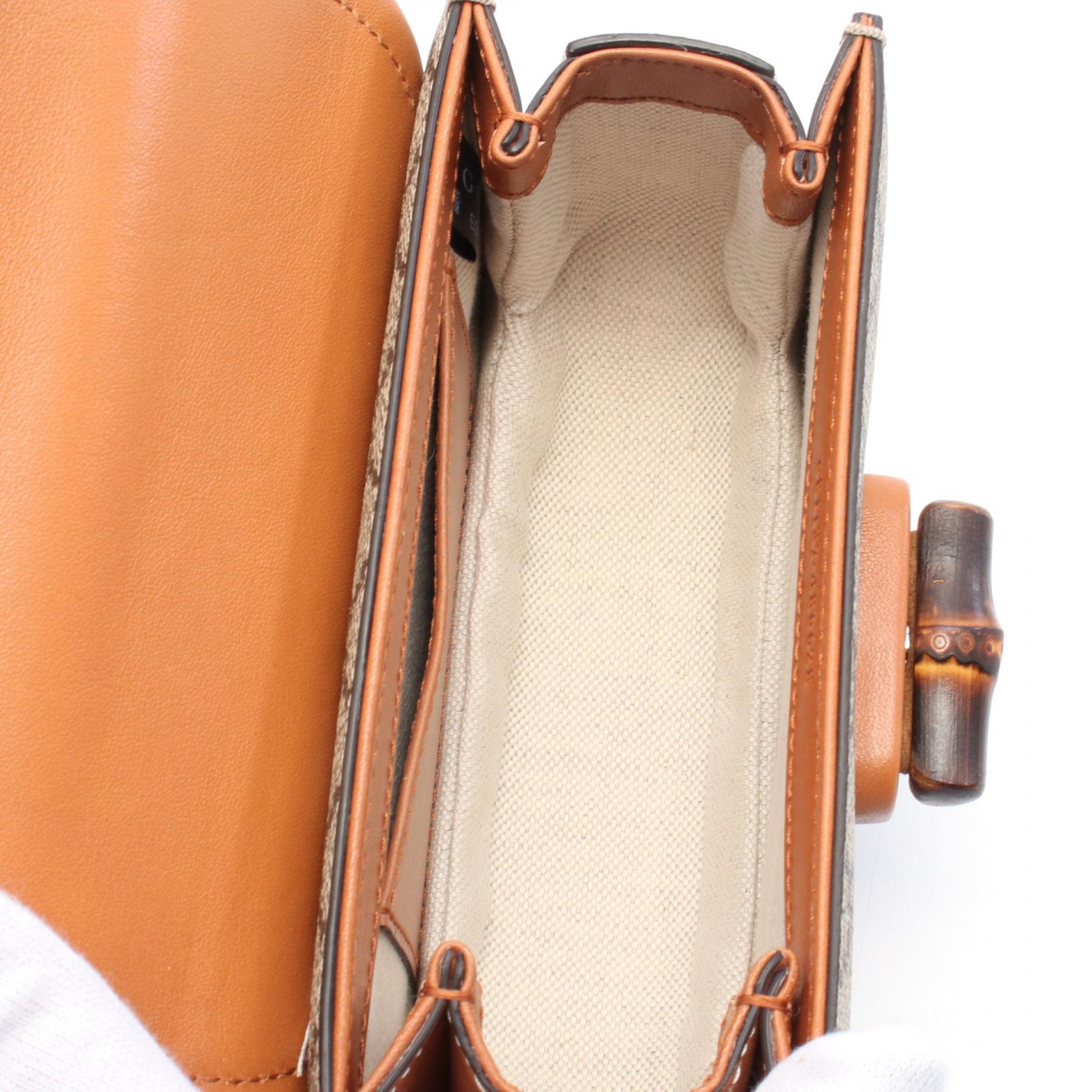 Gucci Bamboo 1947 PVC Coated Canvas Belt Bag