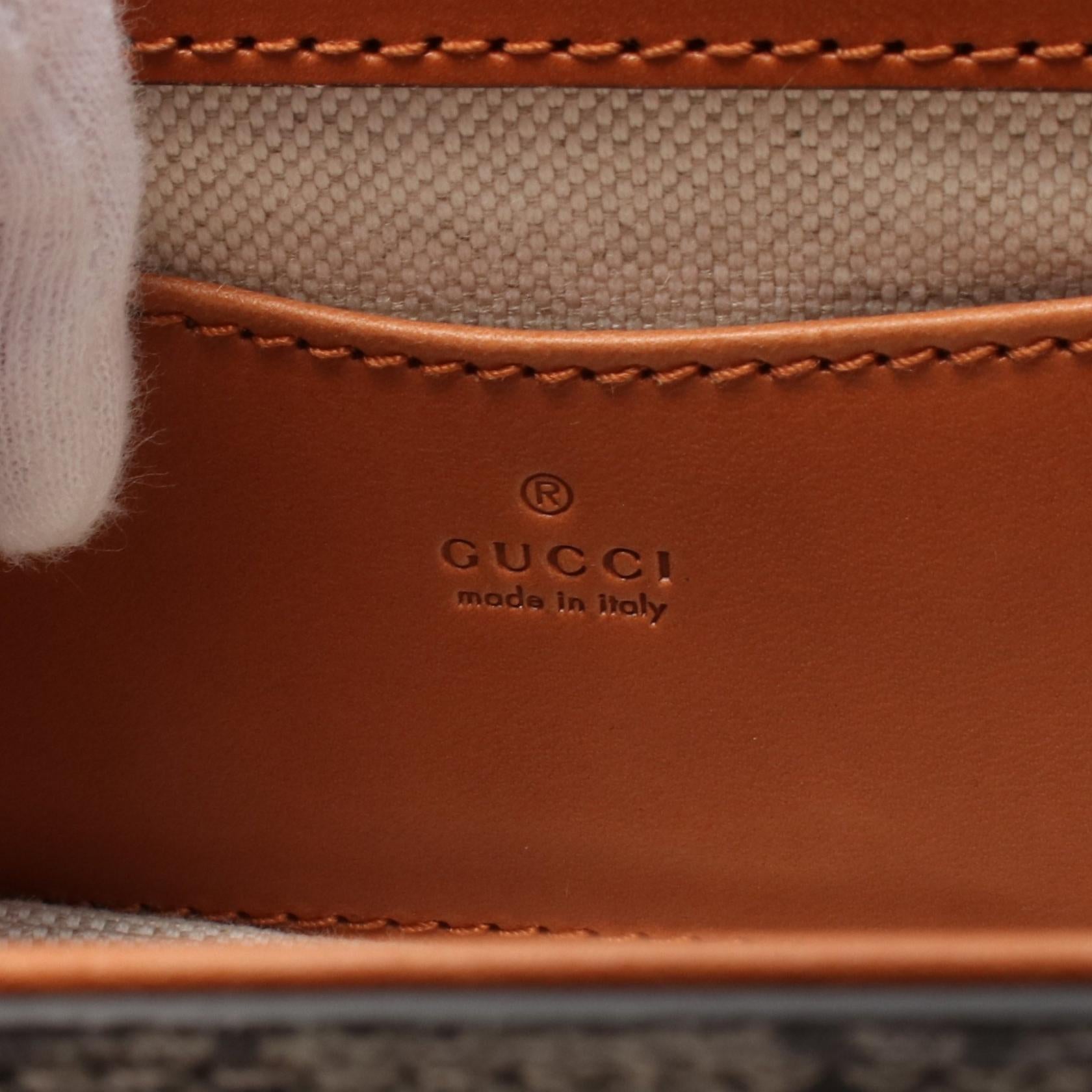 Gucci Bamboo 1947 PVC Coated Canvas Belt Bag