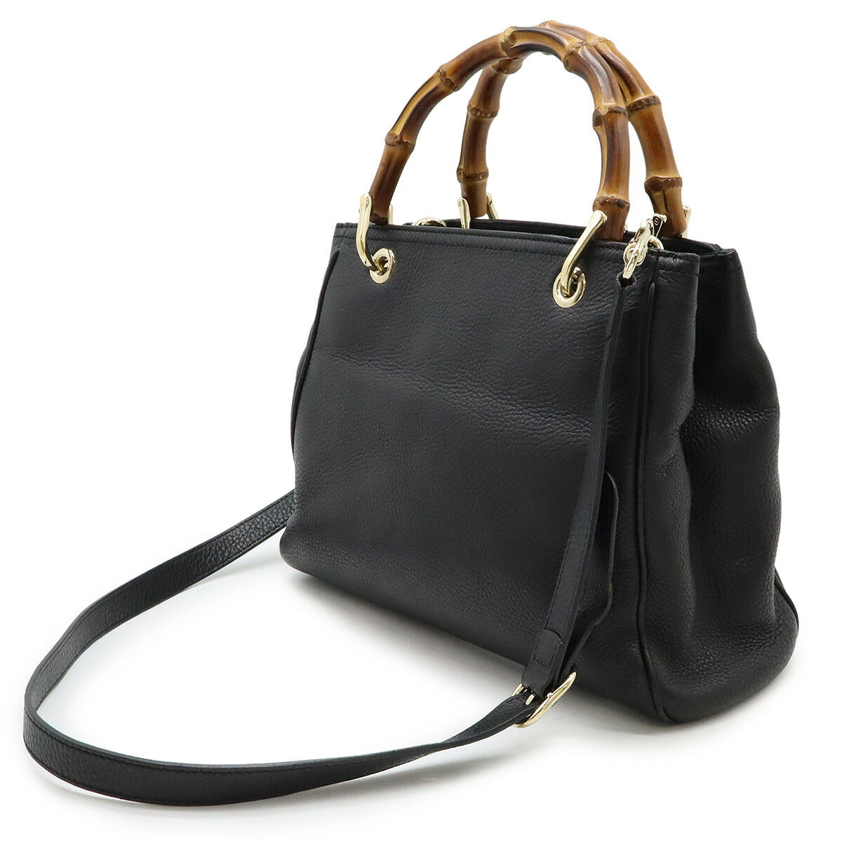 Gucci Bamboo Small Shopper 2way bag Leather