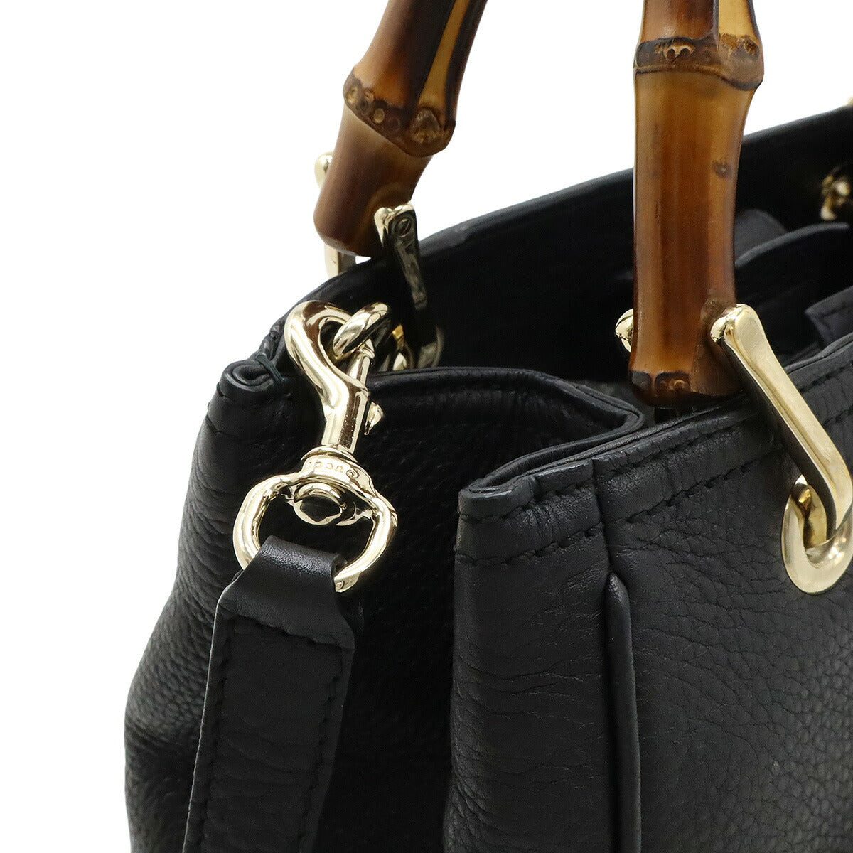 Gucci Bamboo Small Shopper 2way bag Leather