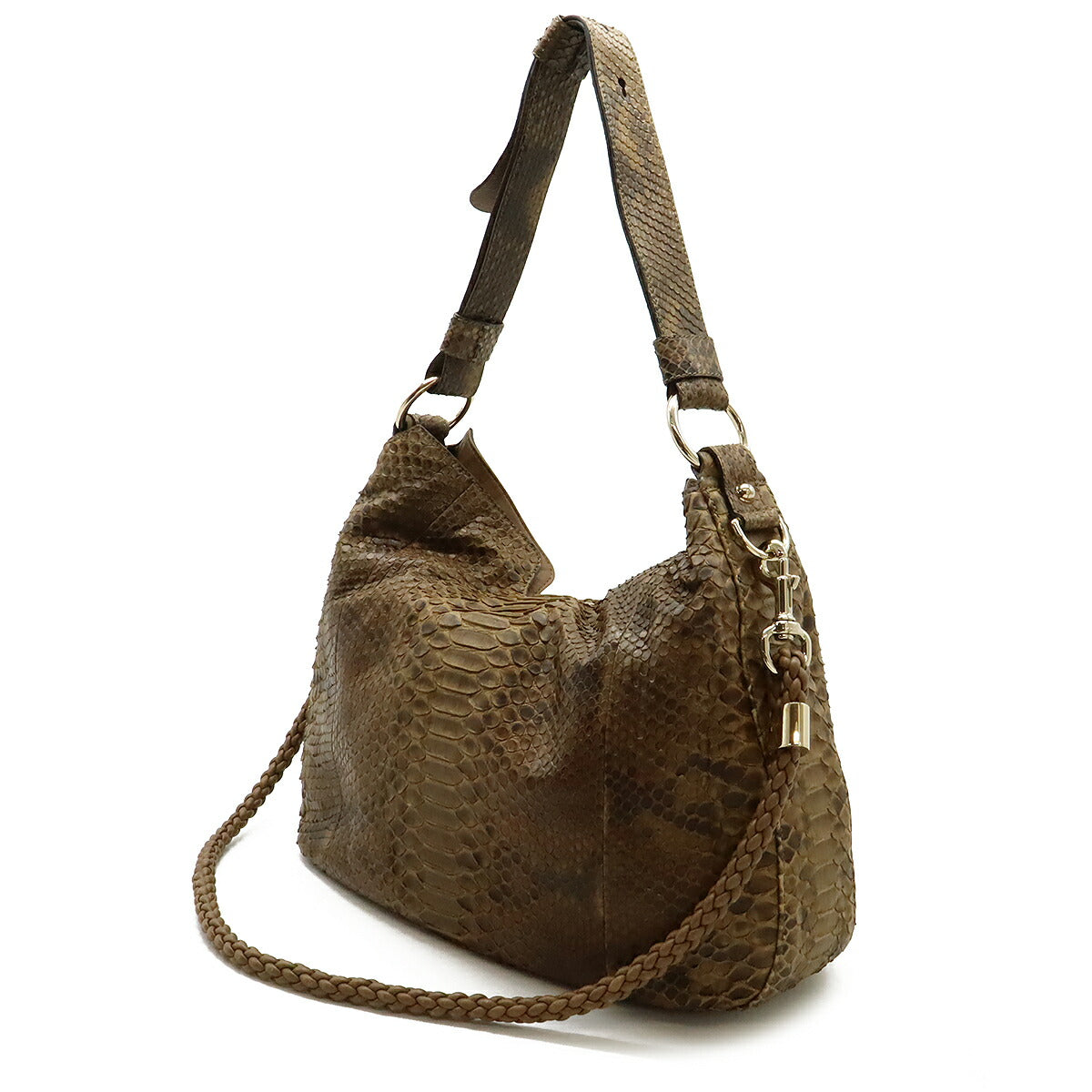 Gucci G Wave Python 2way Bag