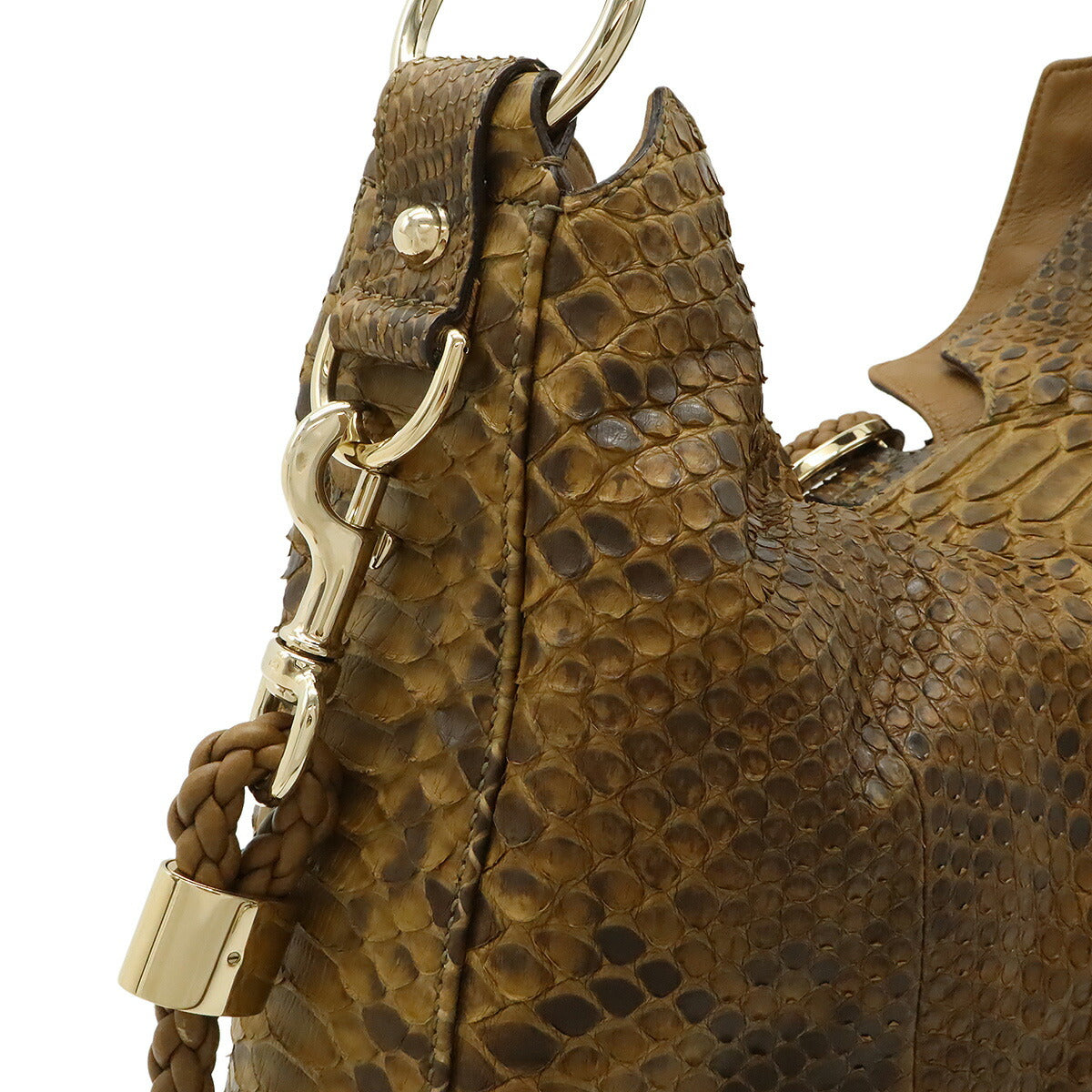 Gucci G Wave Python 2way Bag