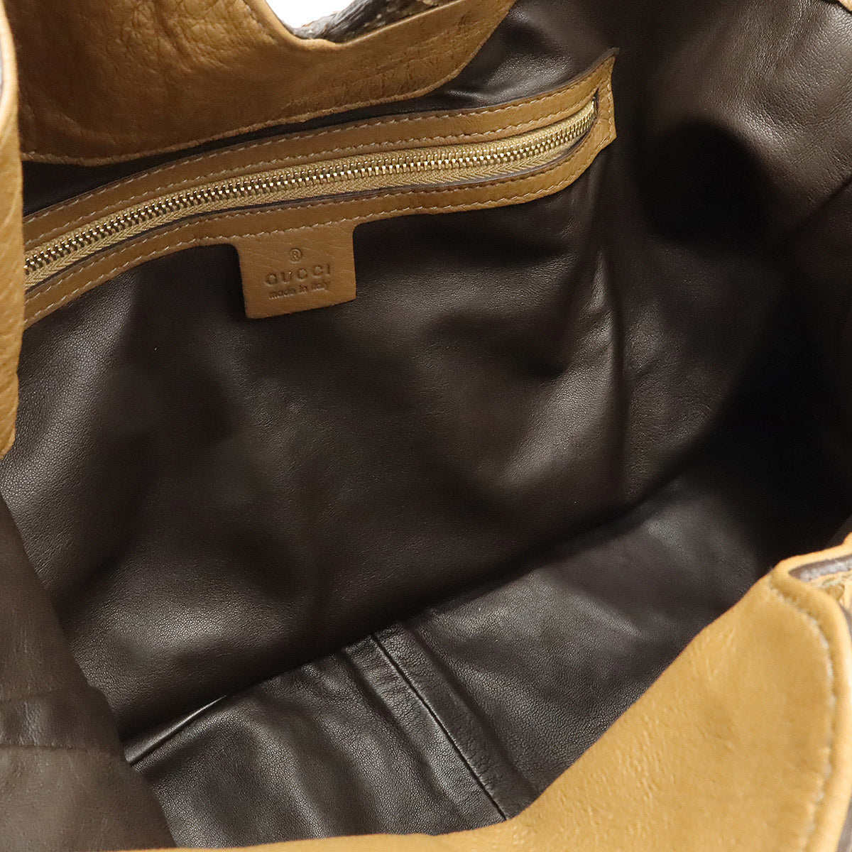 Gucci G Wave Python 2way Bag