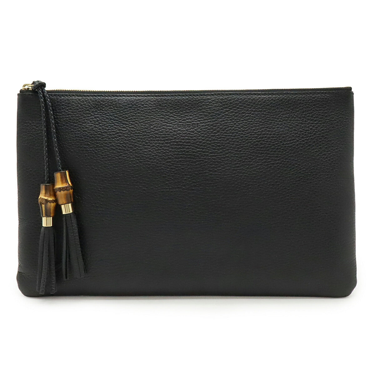 Gucci Bamboo Leather Clutch Bag